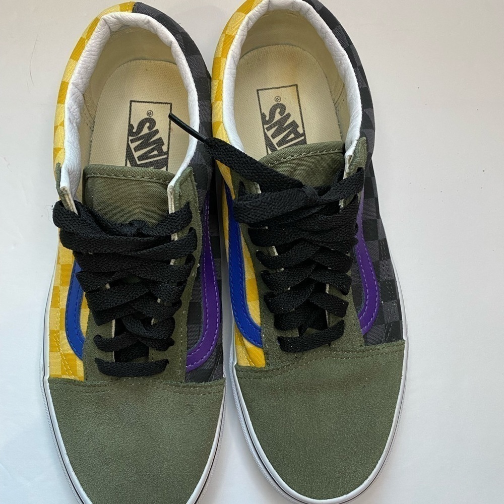Men Size 8 - VANS Old Skool OTW Rally - Yellow Green - Picture 5 of 6